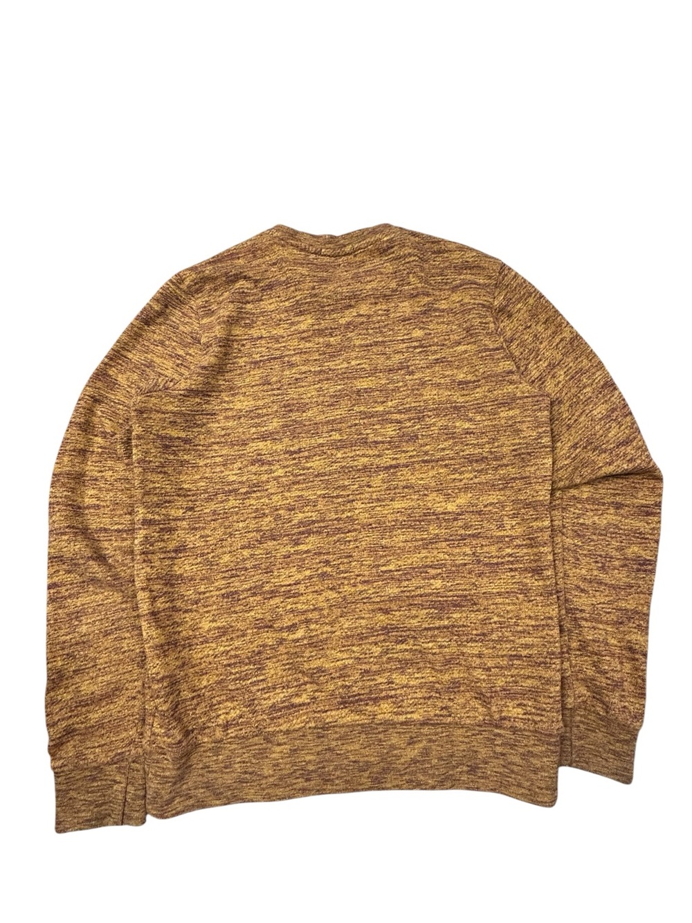 Scotch & Soda Men's Marled Mustard Crewneck Sweater Mélange Texture Men’s M - Picture 3 of 9